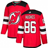 Devils 86 Jack Hughes Red Adidas Jersey,baseball caps,new era cap wholesale,wholesale hats